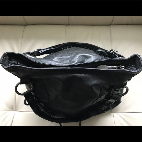 Francesco Biasia Black Leather Purse - Picture 5 of 8